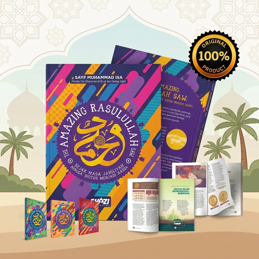 Cover Buku The Amazing Rasulullah