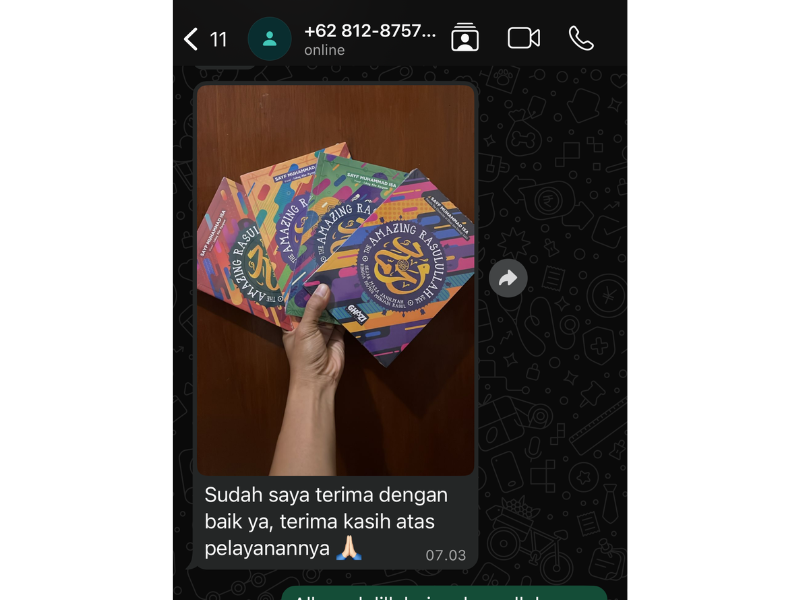 Testimoni WA 1